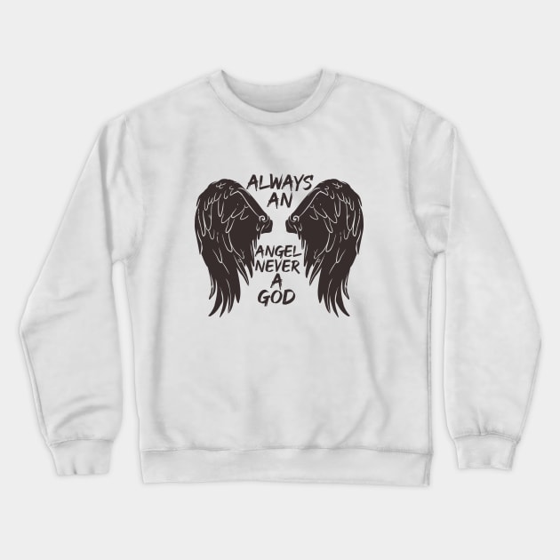 Angel crewneck sweatshirt hot sale